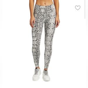 Anthropologie Varley Century 7/8 Leggings Python Snake Print Sz XS High Rise